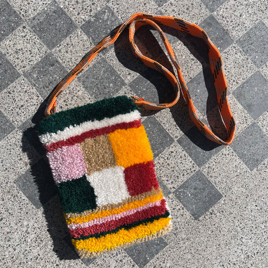 Geometric Crossbag - Tufting Gun | Puchita