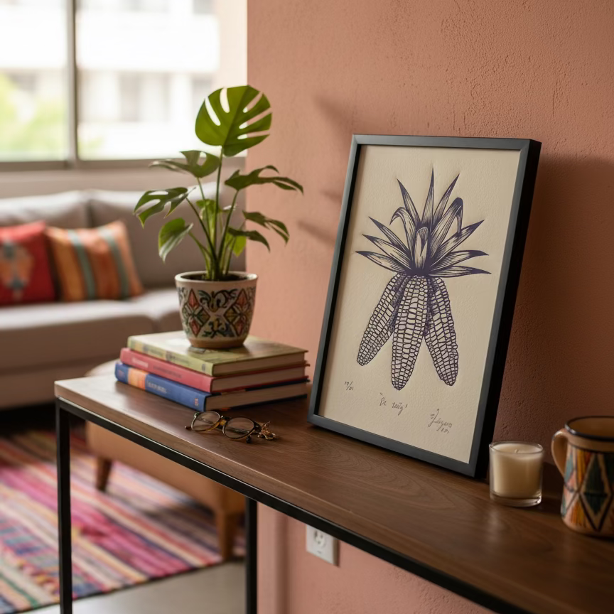 De Raíz, Linograbado Sobre Papel Algodón, Iliana Lázaro