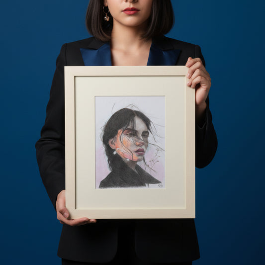 Hipnosis, Lápices de Color Sobre Papel | Regina Solís García