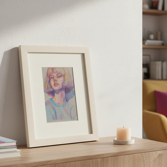 Atardecer, Lápices de Color Sobre Papel | Regina Solís García