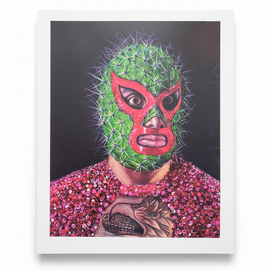 Nopalucho | Miguel Valverde - Litografía en serigrafía.