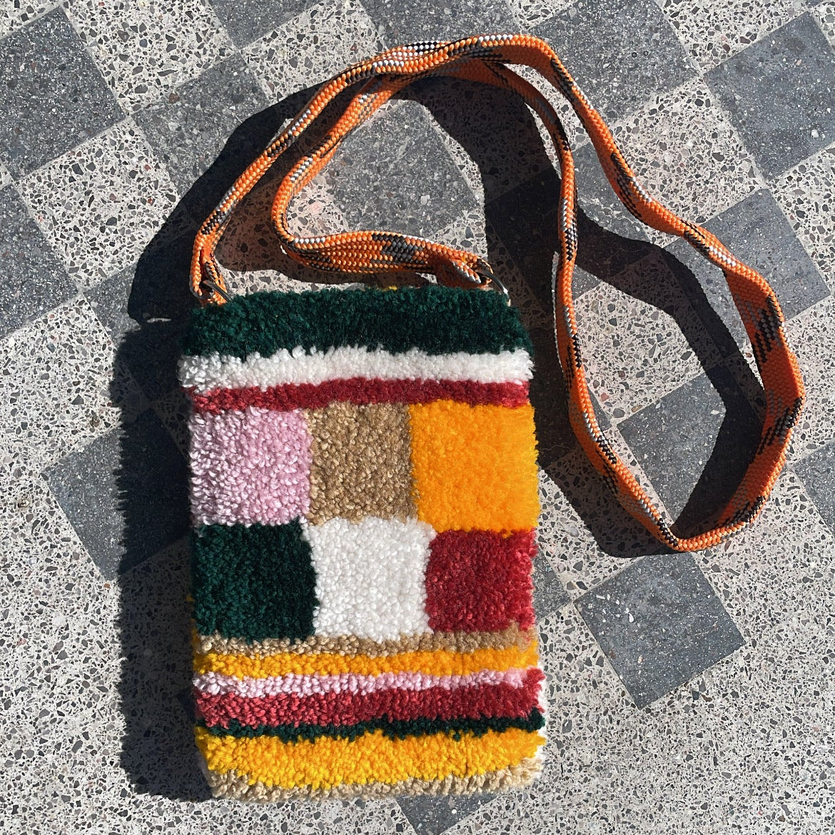 Geometric Crossbag - Tufting Gun | Puchita