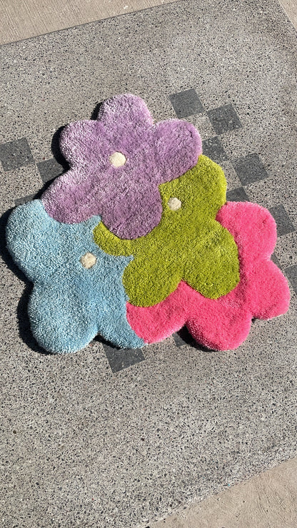 Flowers Area Rug - Tufting Gun | Puchita