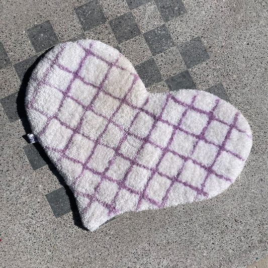 Corazón Reticulado Area Rug - Tufting Gun | Puchita