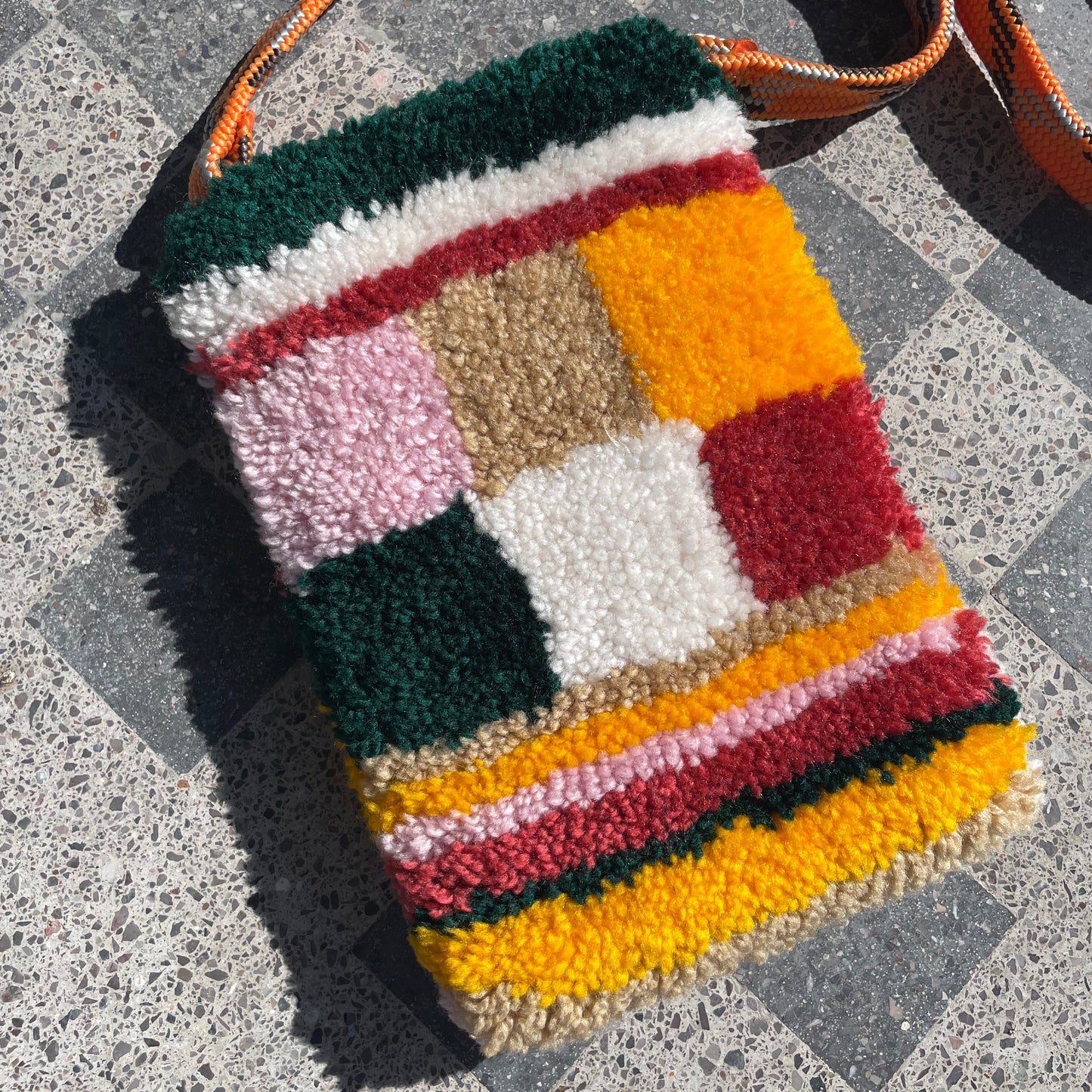 Geometric Crossbag - Tufting Gun | Puchita