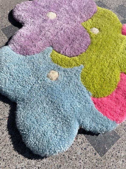 Flowers Area Rug - Tufting Gun | Puchita