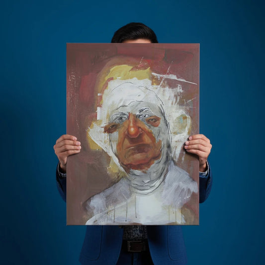 Hastío, Pintura en Técnica Mixta, Jael Gaytán García