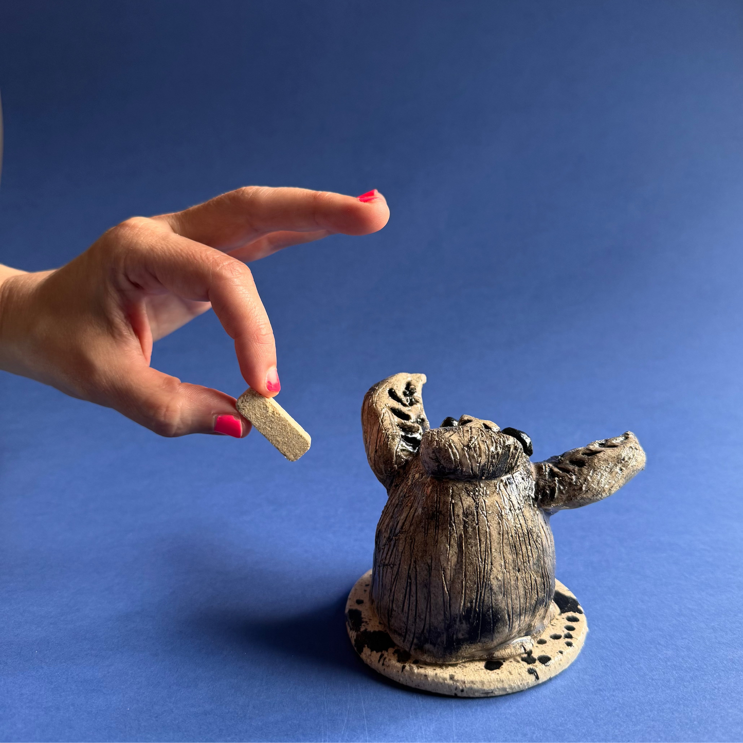 Yinko Porta Incienso Murciélago de cerámica hecha a mano