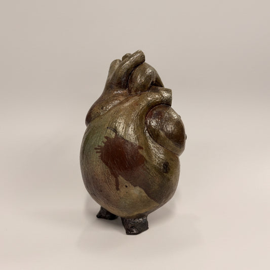 Resiliencia, Escultura en Cerámica Rakú, Ramón Durán