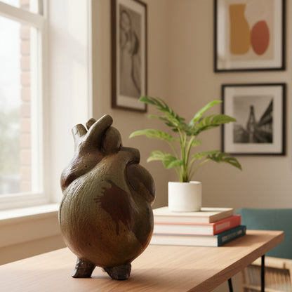 Resiliencia, Escultura en Cerámica Rakú, Ramón Durán