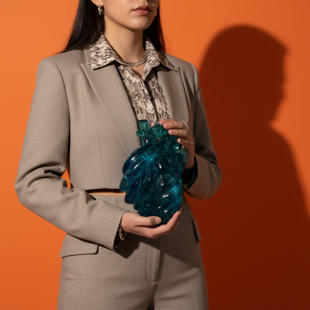 Latido, Escultura Vaciada en Resina Poliéster, Ramón Durán