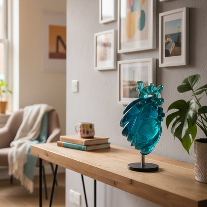 Latido, Escultura Vaciada en Resina Poliéster, Ramón Durán