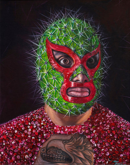 Nopalucho | Miguel Valverde - Litografía en serigrafía.