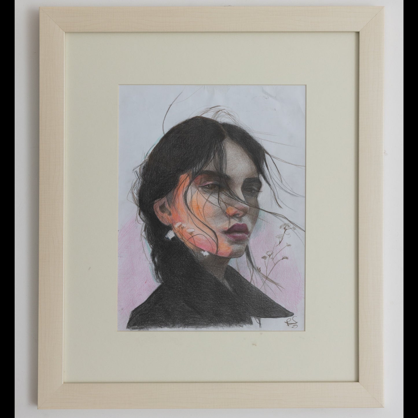 Hipnosis, Lápices de Color Sobre Papel | Regina Solís García