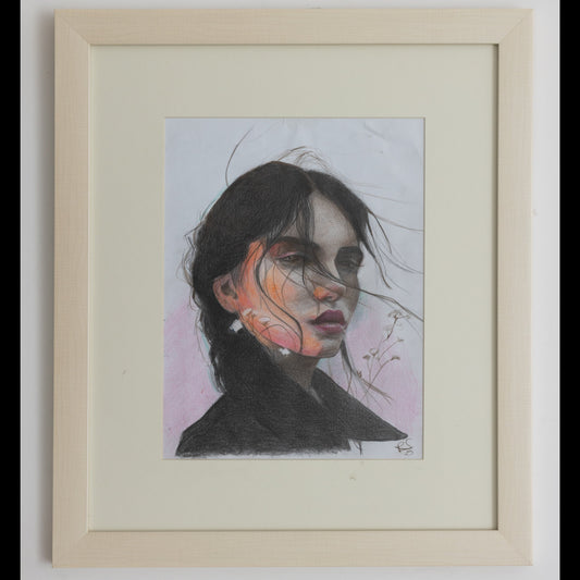 Hipnosis, Lápices de Color Sobre Papel | Regina Solís García