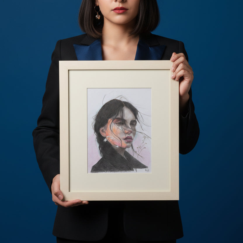 Hipnosis, Lápices de Color Sobre Papel | Regina Solís García