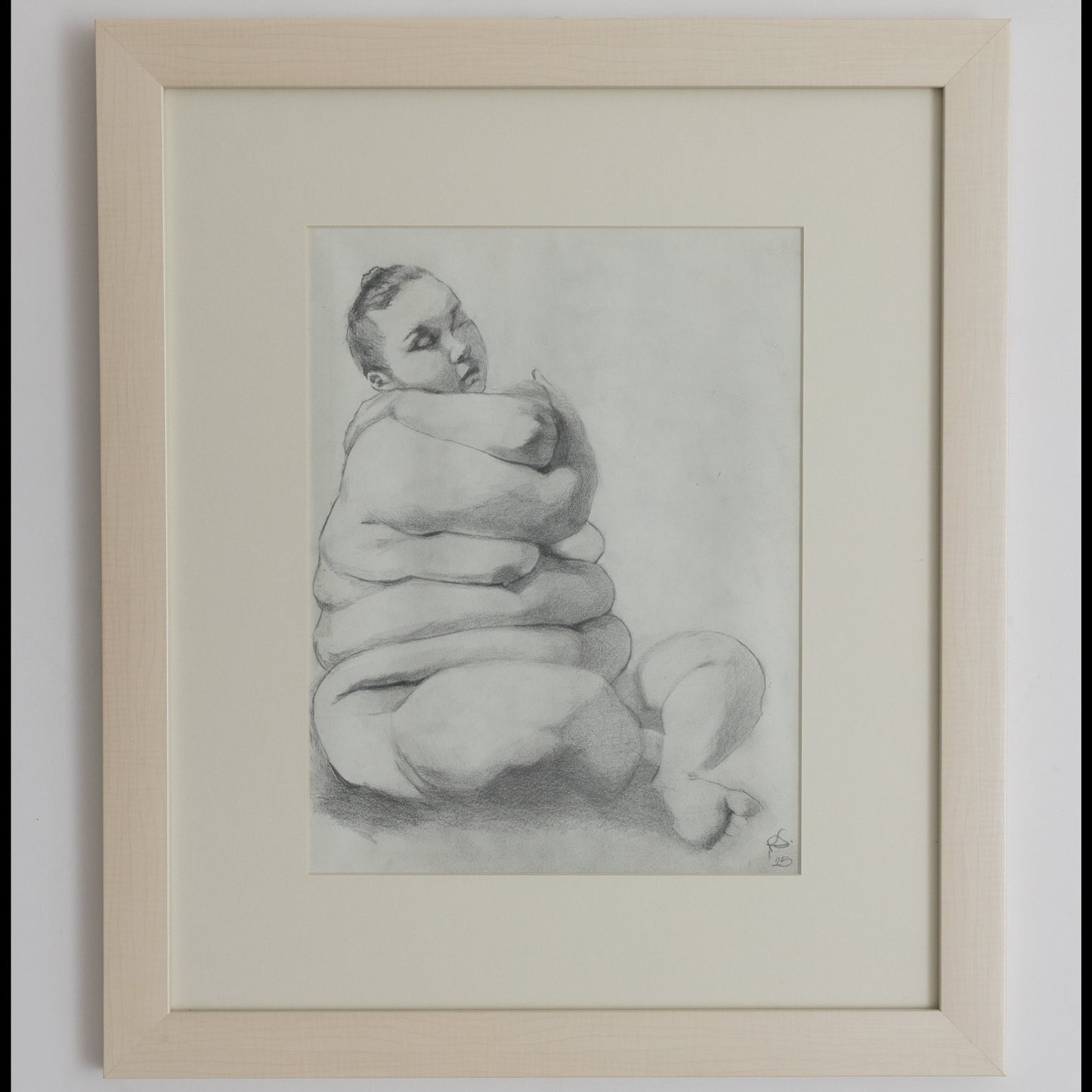 El Abrazo, Grafito Sobre Papel | Regina Solís García