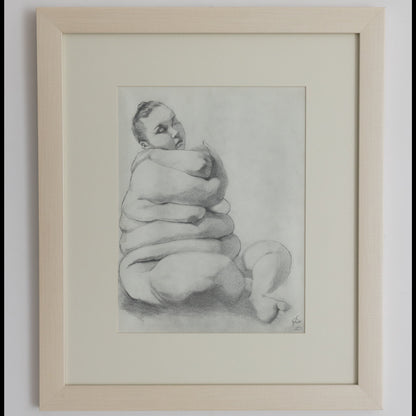 El Abrazo, Grafito Sobre Papel | Regina Solís García