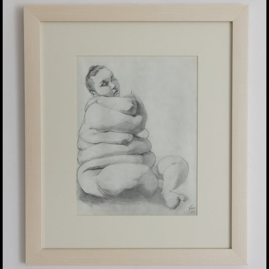 El Abrazo, Grafito Sobre Papel | Regina Solís García