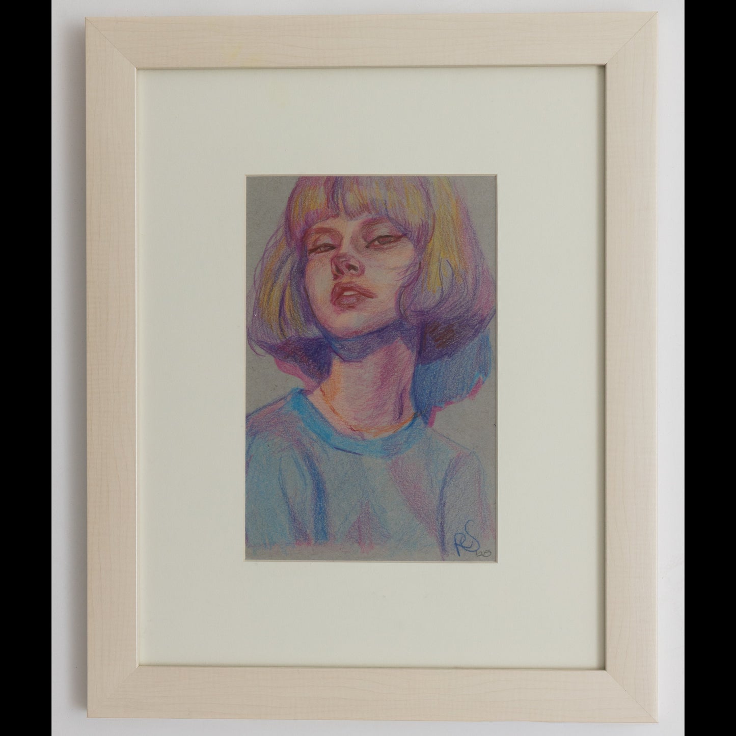 Atardecer, Lápices de Color Sobre Papel | Regina Solís García