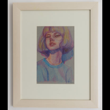 Atardecer, Lápices de Color Sobre Papel | Regina Solís García