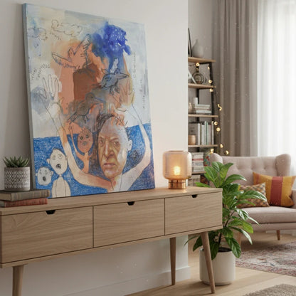 Resignación Inmersiva, Pintura en Técnica Mixta, Jael Gaytán García