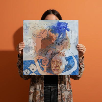 Resignación Inmersiva, Pintura en Técnica Mixta, Jael Gaytán García