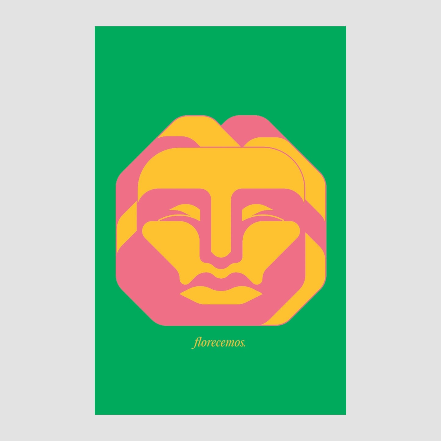 Risografía "Retrato del Desierto" de Gabriel García Nevárez. Impresión en edición seriada.