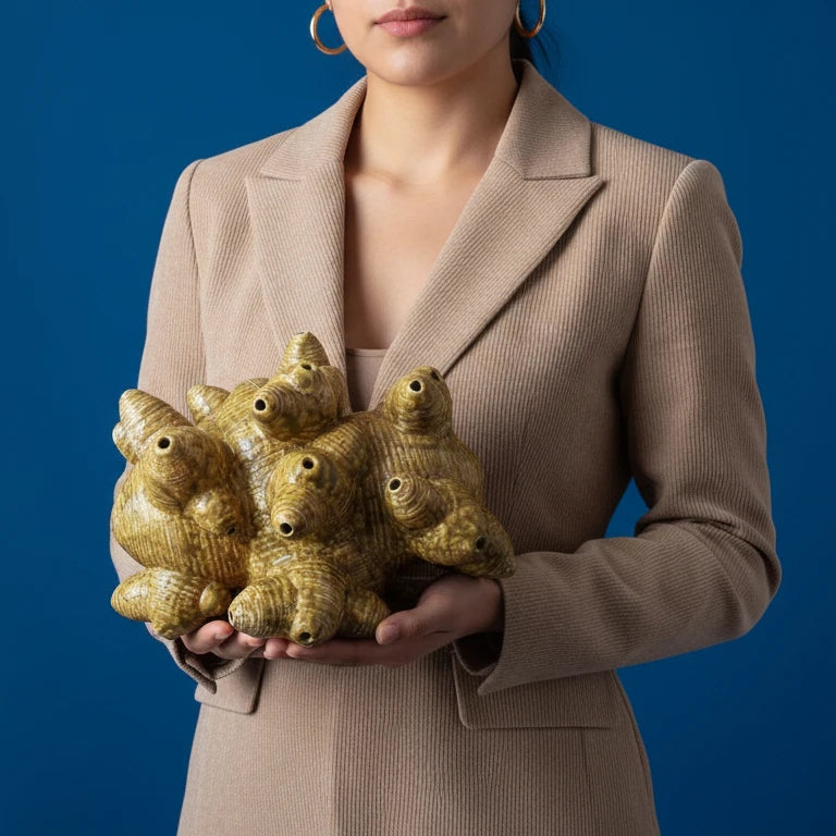 Coral, Escultura en Cerámica de Alta Temperatura, Ramón Durán