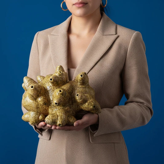 Coral, Escultura en Cerámica de Alta Temperatura, Ramón Durán