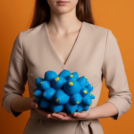Fractal CMYKC, Escultura en Resina Poliéster, Ramón Durán