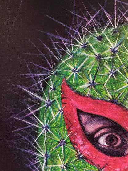 Nopalucho | Miguel Valverde - Litografía en serigrafía.