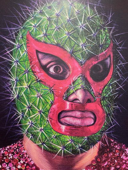 Nopalucho | Miguel Valverde - Litografía en serigrafía.