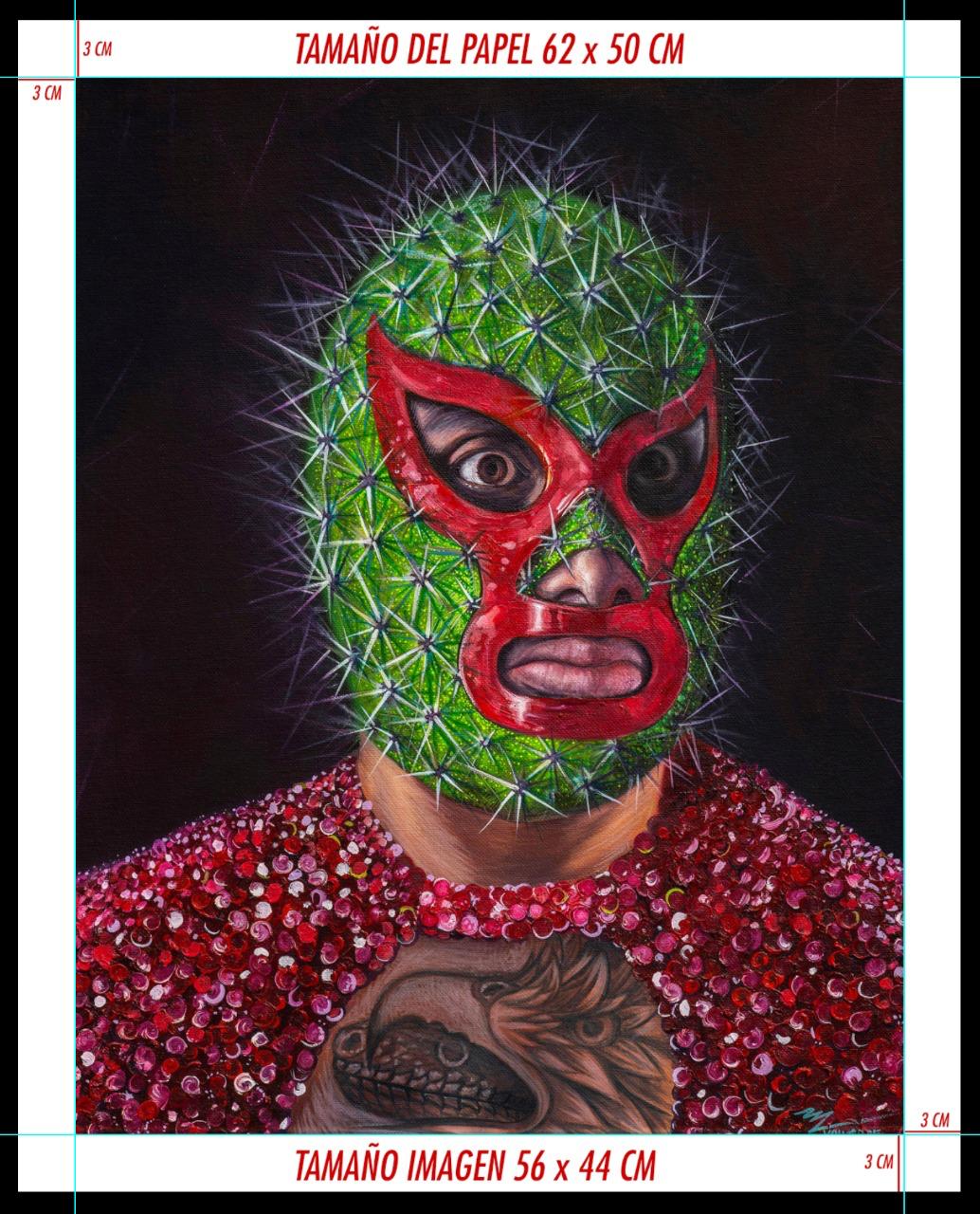 Nopalucho | Miguel Valverde - Litografía en serigrafía.